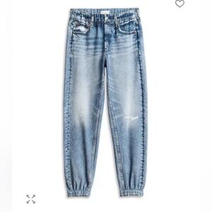 Rag & Bone Miramar Jogger Cotton Terry Sweatpant Jeans - Lynn Distressed Wash